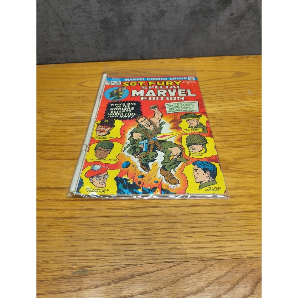 SPECIAL MARVEL EDITION #10, FN/VF, Sgt Nick Fury Dick Ayers Marvel 1973